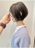 まとまる時短丸みショートボブ
