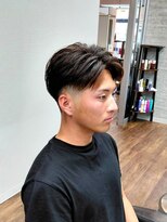 kaming&nbsp;【清潔感◎】テーパーフェードで男らしい七三パートスタイル