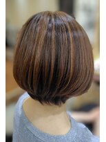 メゾンブラン 川西阪急店(Maison Blanc)&nbsp;アンブレラカラー×ボブ