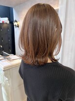 キャアリー(Caary) 福山人気20代30代艶髪マロンベージュ重軽レイヤーミディ小顔美髪