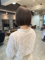 フォト 新宿三丁目(foto) 髪質改善地毛風縮毛矯正くびれレイヤー切りっぱなしボブ