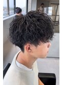 【盛岡メンズパーマ】マッシュ×波巻きスパイラル