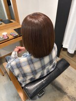 髪質改善専門店クリスプ 伸ばしかけボブヘア