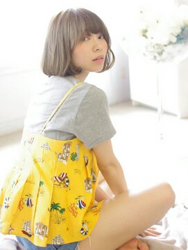 ヘアリゾート ブーケ(hair+resort bouquet) シンプルボブ×【イノセントブルーアッシュ】