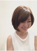 大人可愛いショートボブ☆