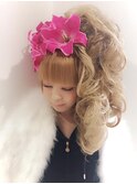 成人式アレンジ☆カサブランカ