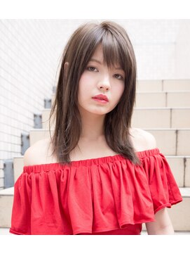 アリン(allin) イルミナサファリ+アディクシーサファイア×ナチュラルロング