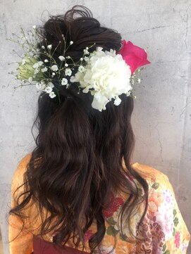 アイビー(Ivy) 卒業式　着物ヘア 成人式 卒業式 振袖 袴ヘアセット