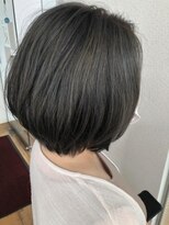 ヘアーモード ケーティー 尼崎本店(Hair Mode KT) 黒髪ダークグレー×bob