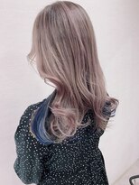 トゥエンティ(twenty)&nbsp;インナーネイビー×ピンクバレイヤージュ