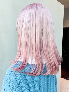 アルバム 銀座(ALBUM GINZA) ペールラベンダー_ホワイトアッシュエアリーミディ_ba313892