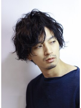 ゼンコー アオヤマ(ZENKO Aoyama) 黒髪×グランジ×スパイラルパーマ×無造作パーマ