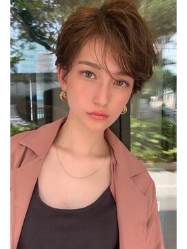 オースティン 流山おおたかの森(AUSTIN) 大人かわいい前髪セシルカットココアブラウンフリンジウェーブ