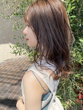 オーシャン(Ocean) ［OCEAN Hair&Life 水田成美］ベージュブラウンニュアンスカラー