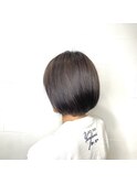 ボブxダークブラウン