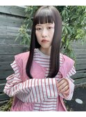 ツヤツヤストレートヘア