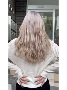 リード バイ ラグーン(LEAD by LAGOON) ダブルカラーケアブリーチ ホワイトベージュ