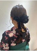 卒業式☆袴着付け＋ヘアセット