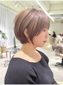小顔可愛い大人ショート
