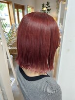 ヘアーデザインサロン スワッグ(Hair design salon SWAG) cherry red