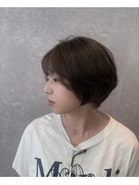 アース 三軒茶屋店(HAIR&MAKE EARTH) 三軒茶屋_レディース_丸みショート_大人_カットが上手い_小顔