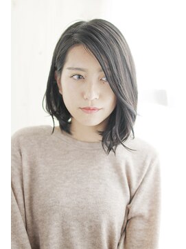 シュシュット(chouchoute) 韓国ボブレイヤーロンググレーベージュ黒髪質改善前髪パーマ/085