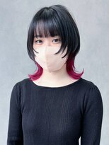 インナーウルフ_グレーベージュレイヤーロング_ba456392