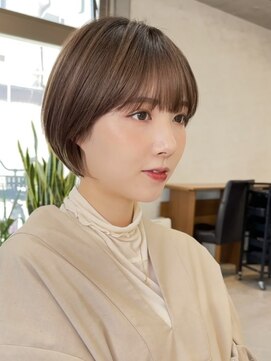 ハルキミナト ジャパン トウキョウ(HARUKI MINATO japan TOKYO) 20代30代40代50代/丸みショート/クビレ/前髪あり/表参道