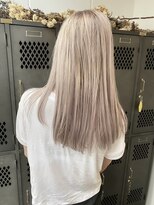 ヲタク(wotaku.) ミルクティーベージュ/グレージュ/ハイトーン/ケアブリーチ/前髪