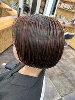 ランプ ヘアスタジオ(LAMP Hair Studio)&nbsp;オレンジなハイライト