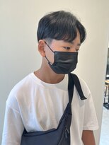 スタイル 茅ケ崎(STYLE) 【ハクラ】メンズヘア センターパート 韓国ヘア カルマパーマ