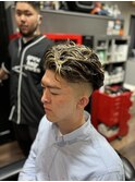 メッシュ×パーマ