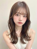 ワールドオーダー 天王寺店(WORLD ORDER)&nbsp;小顔外ハネミディアムアッシュ20代30代40代くびれミディ韓国ヘア