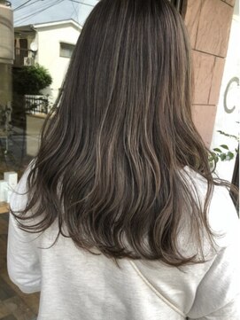 クラップス 杉田店(CLAPS) ロング/韓国風/ハイライト/ケアブリーチ/ベージュカラー/透明感