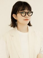 オンク 新宿(onk)&nbsp;黒髪/グレーベージュ/レイヤーロング/前髪パーマ[新宿駅]