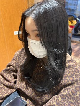 ソラ(SORA.) 顔周りカット/韓国レイヤー/10代/20代/30代/顔まわりレイヤー