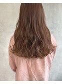 [kichi.] ゆるふわセミロング×ほんのりピンクベージュ