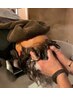 【癒し♪】  カット+TEONオーガニックヘッドスパ+頭浸浴+眼浸浴