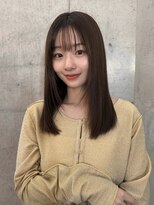 ガーデン ミサト 三郷中央(garden misato) 簡単スタイリング/ミディアムストレートヘア/顔まわりレイヤー