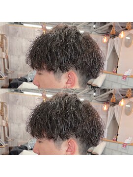 髪屋 紬 メンズ/メンズパーマ/メンズカット/波巻きパーマ