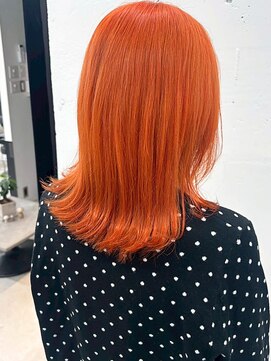 ジルスタジオ(JILL STUDIO) オレンジ×外ハネロブ