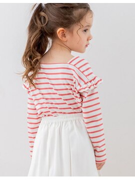 マルケ(marquer) キッズアレンジ垢抜け前髪×ポニーテール