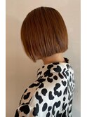 ミニボブ×キャラメルハイライト