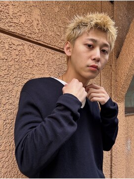 ヒュージ 表参道(huge) ブロンドヘア/メンズカット/ブリーチ/ダブルカラー/メンズ