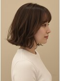 ミディアムパーマ ボブパーマ ロブ ゆるふわヘア パーマヘア
