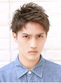 町田スパイキーショートツーブロックスキンフェードメンズカット