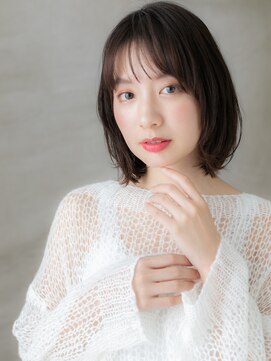 カバーヘア ブリス 志木南口駅前店(COVER HAIR bliss) シースルーバング大人かわいい小顔外ハネボブディX志木20代30代