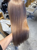 ブリーチ/ダブルカラー/ハイライト LOVEST by frace well 【12月1日OPEN(予定)】 ミルクティーベージュ