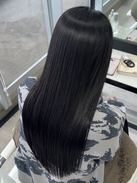 ルクス(Luxs) 髪質改善ストレート/暗髪カラー