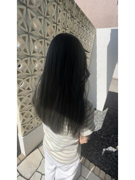 ワクヘアー(WaKu hair) ナチュラルロング×オリーブグレージュ